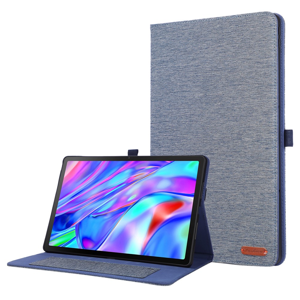 Levně FABRIC Zaklápěcí obal pro Lenovo Idea Tab Plus / Tab K12 modrý