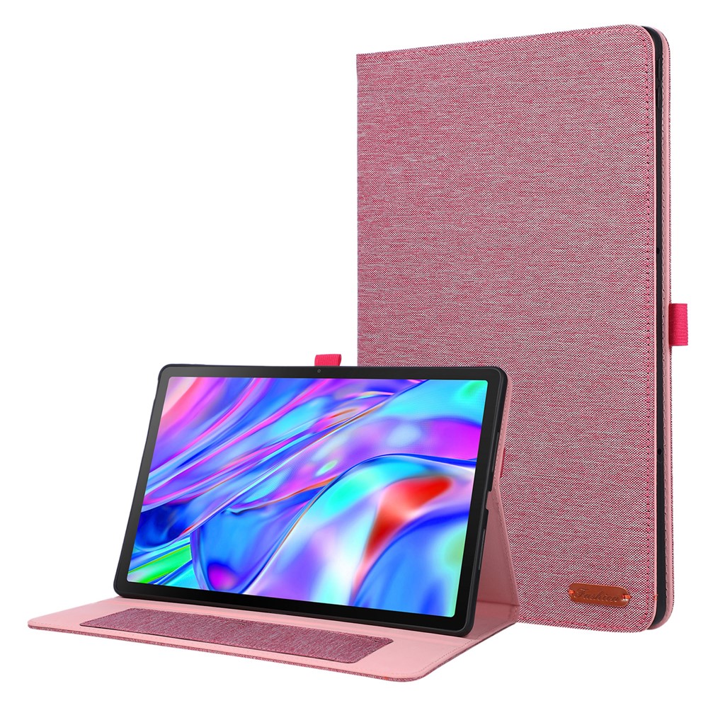 Levně FABRIC Zaklápěcí obal pro Lenovo Idea Tab Plus / Tab K12 růžový