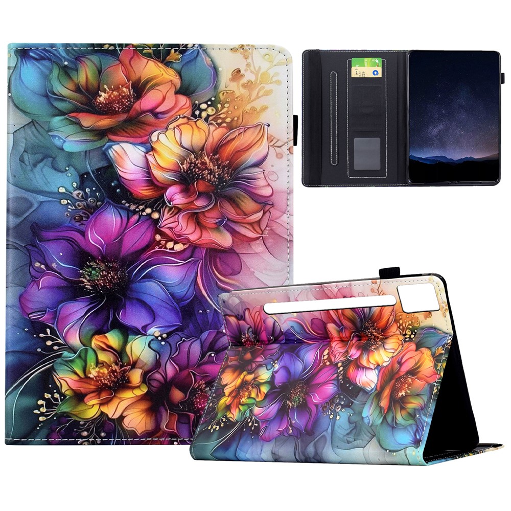 Levně ART Zaklápěcí pouzdro Lenovo Idea Tab Pro FLORAL BLOOM