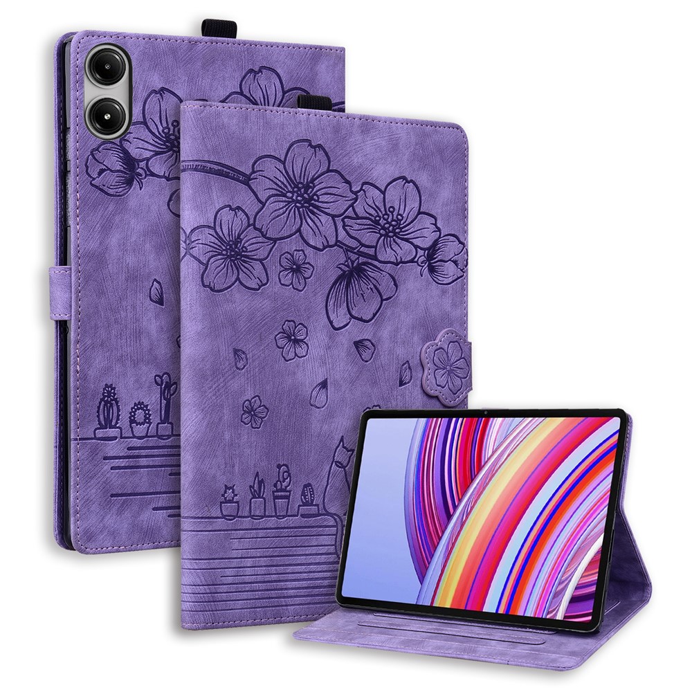 Levně ART LILY Zaklápěcí pouzdro pro Xiaomi Redmi Pad 2 Pro fialové