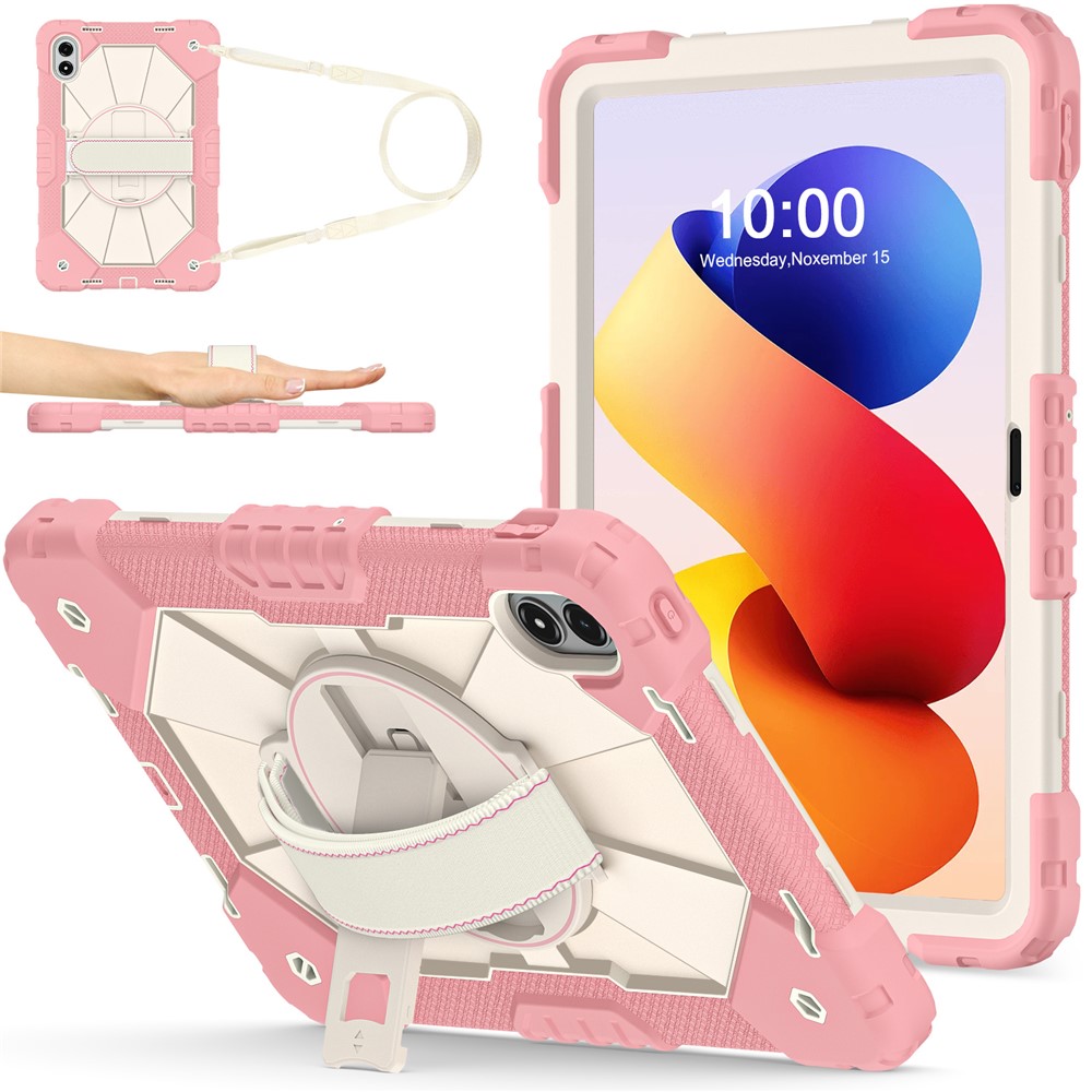 Levně SOLID Odolný obal pro Xiaomi Redmi Pad 2 Pro světlerůžový