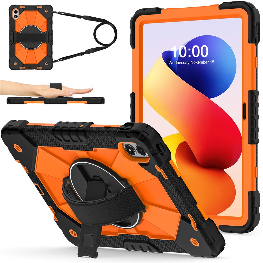 Levně SOLID Odolný obal pro Xiaomi Redmi Pad 2 Pro oranžový