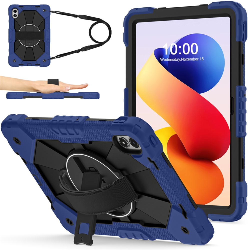 Levně SOLID Odolný obal pro Xiaomi Redmi Pad 2 Pro tmavě modrý