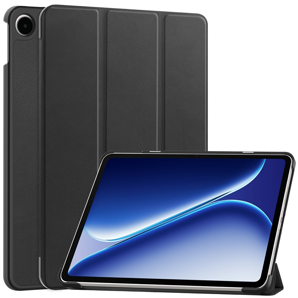 Levně LEATHER Odklápěcí kryt pro OnePlus Pad Go 2 černý