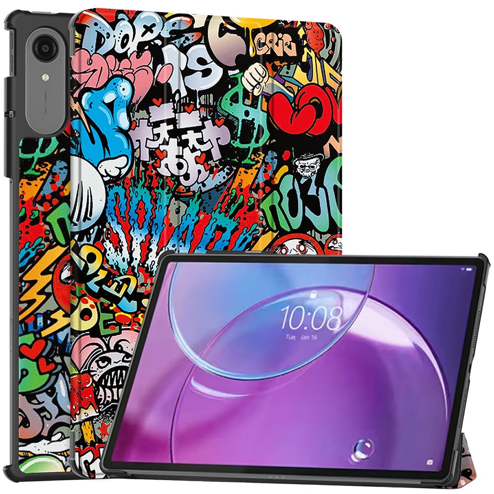 Levně ART Zaklápěcí pouzdro pro Lenovo Idea Tab Pro Gen 2 GRAFFITI