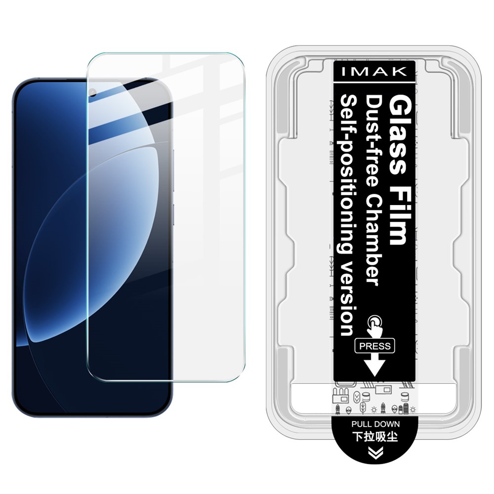 Levně IMAK H EASY INSTALL Tvrzené sklo s instalačním rámem pro Realme GT 8 Pro