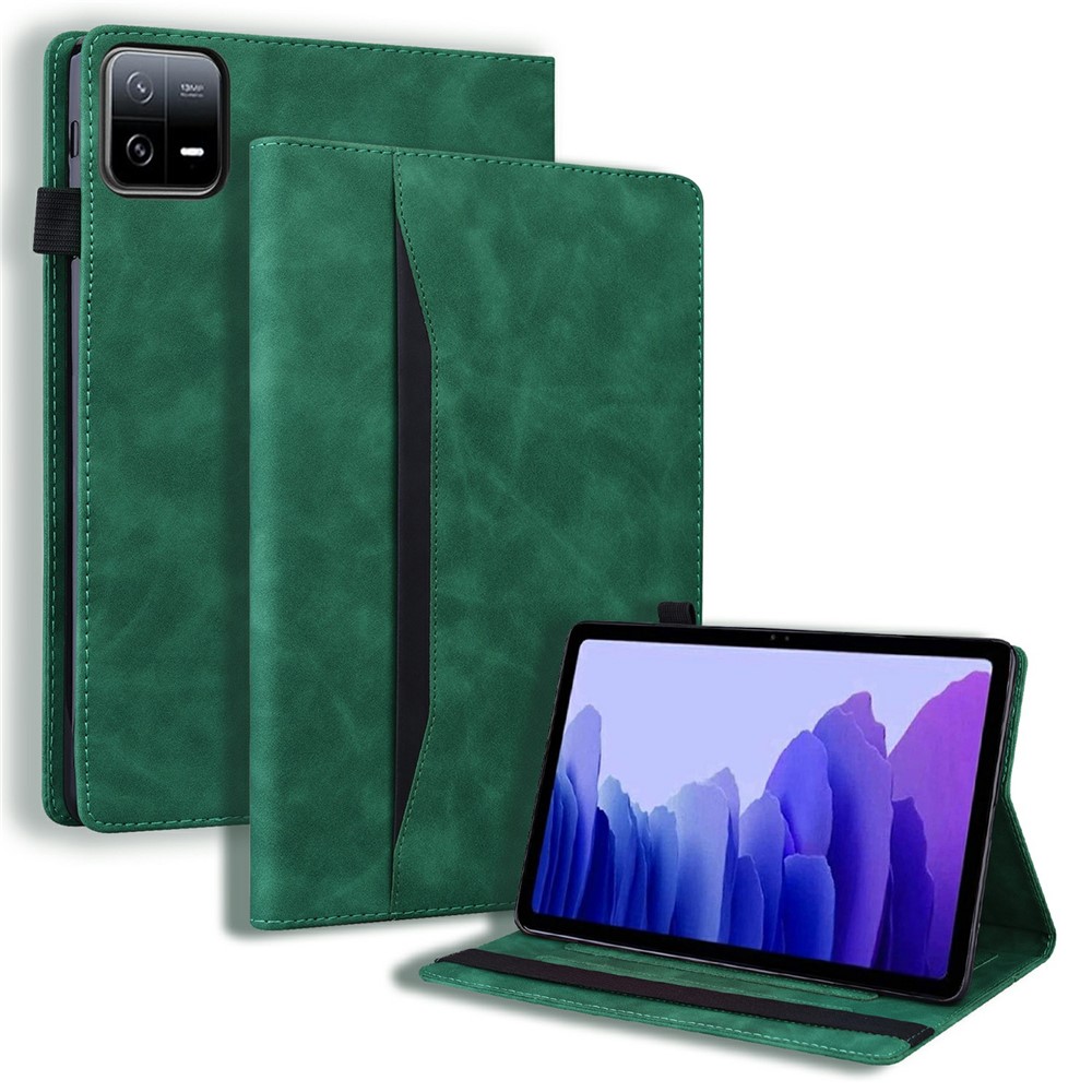 Levně FLATY Zaklápěcí obal pro Xiaomi Pad 7 / 7 Pro / Pad 8 / Pad 8 Pro zelený