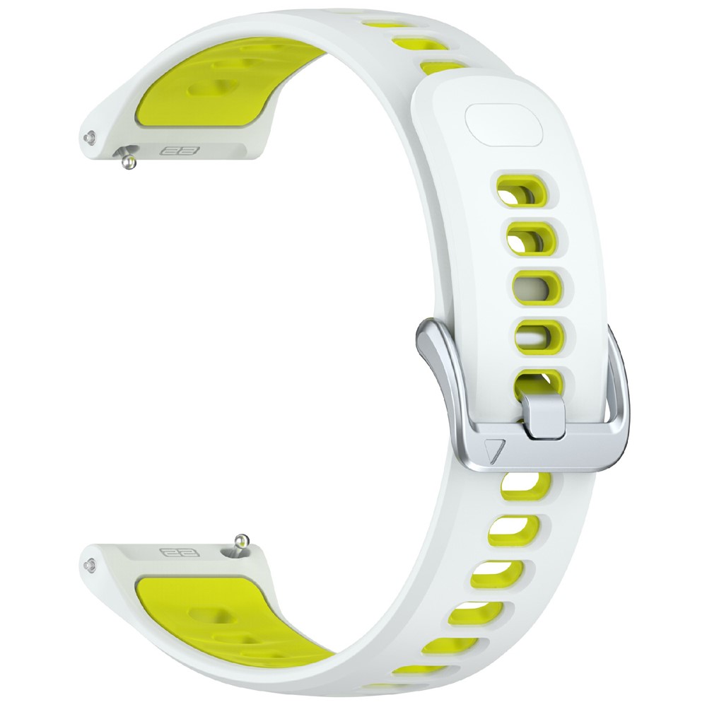 Levně SPORTY Vyměnitelný silikonový řemínek Coros Pace 4 WHITE-LIME