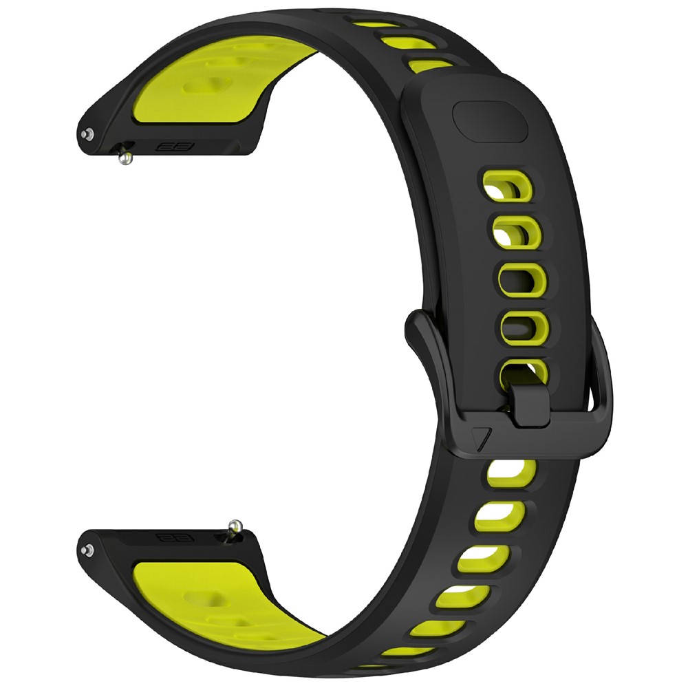 Levně SPORTY Vyměnitelný silikonový řemínek Coros Pace 4 BLACK-LIME