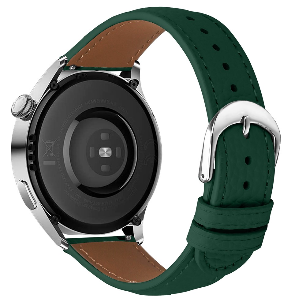 Levně LEATHER Kožený řemínek pro Amazfit Active Max zelený