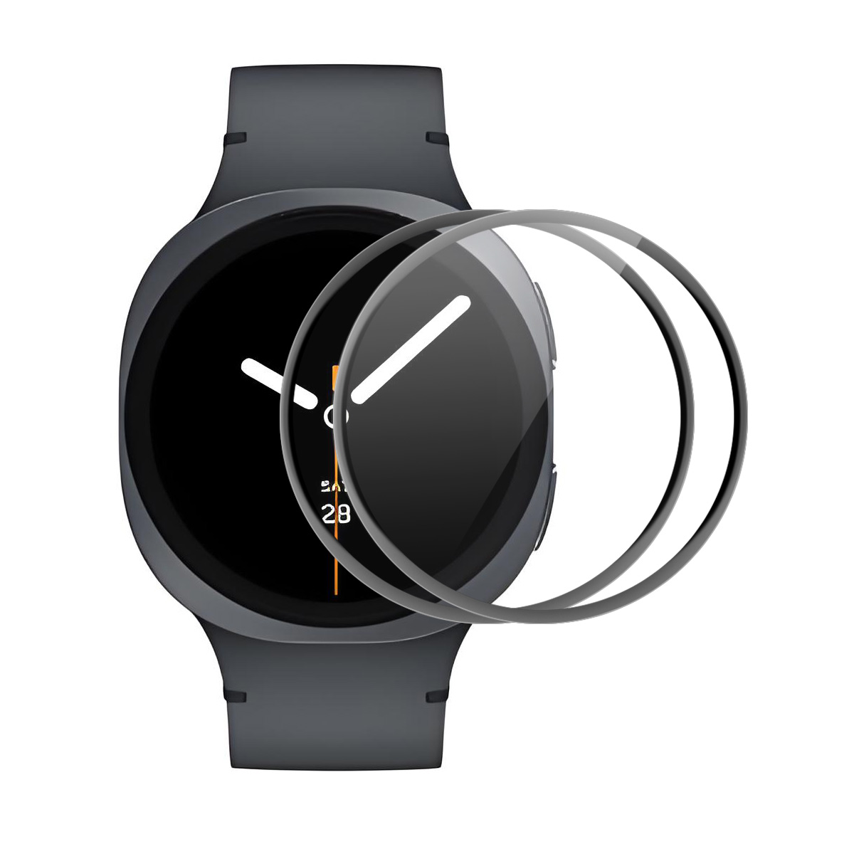 Levně ENKAY 2x 3D Ochranná fólie pro Samsung Galaxy Watch8 40mm