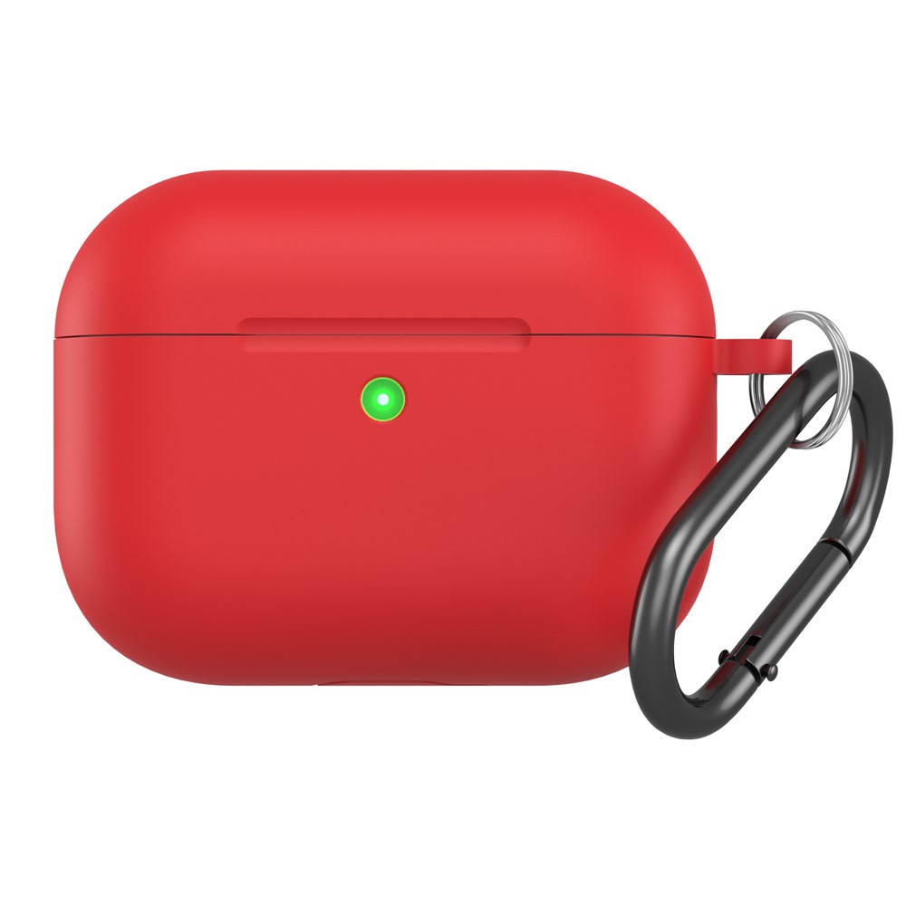 Levně HOOK Silikonový obal pro Apple AirPods Pro 3 červený