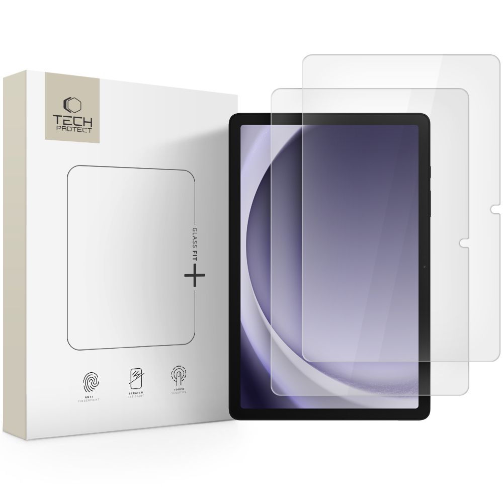 Levně TECH-PROTECT GLASS FIT+ 2-PACK Ochranné sklo na tablet Samsung Galaxy Tab A9+ / Galaxy Tab A11+