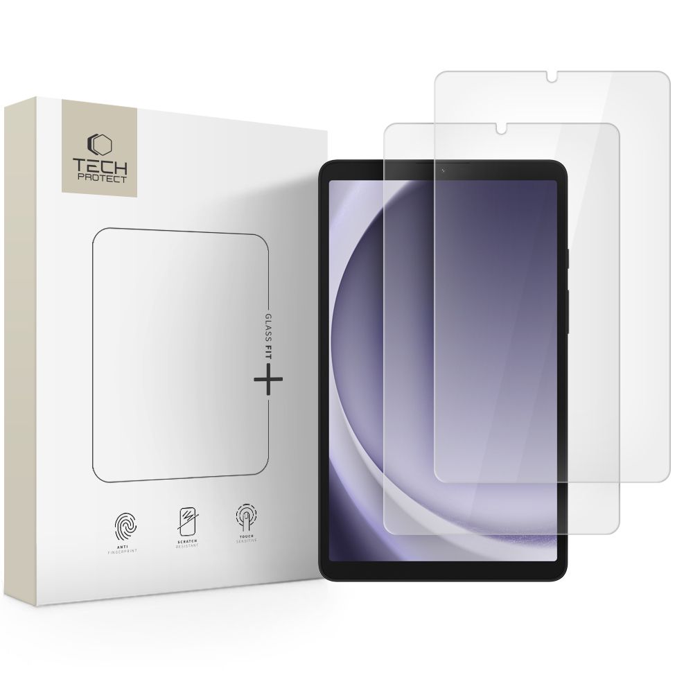 Levně TECH-PROTECT GLASS FIT+ 2-PACK Ochranné sklo pro tablet Samsung Galaxy Tab A9 / Galaxy Tab A11