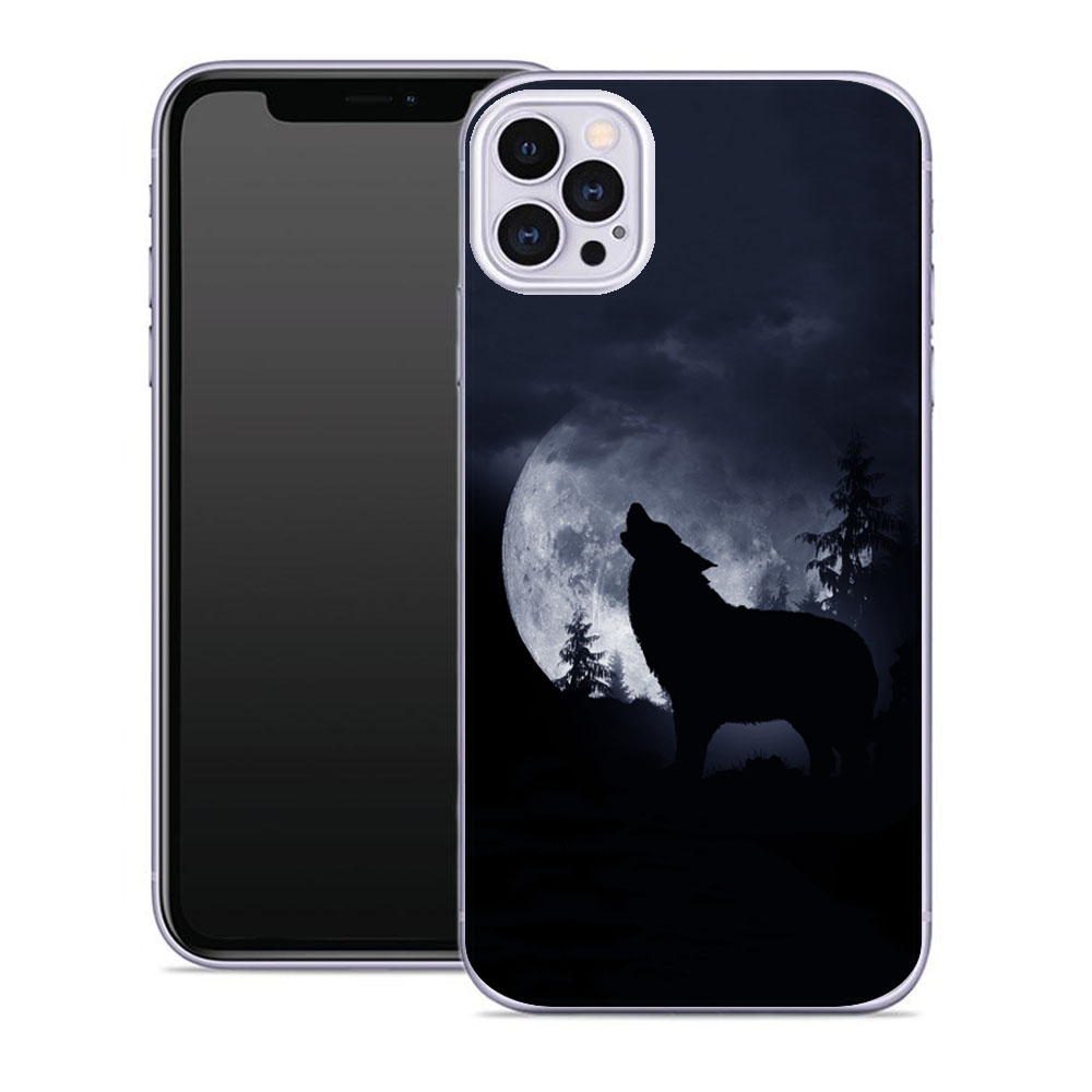 Levně MY ART Ochranný kryt Apple iPhone 12 / iPhone 12 Pro WOLF (044)