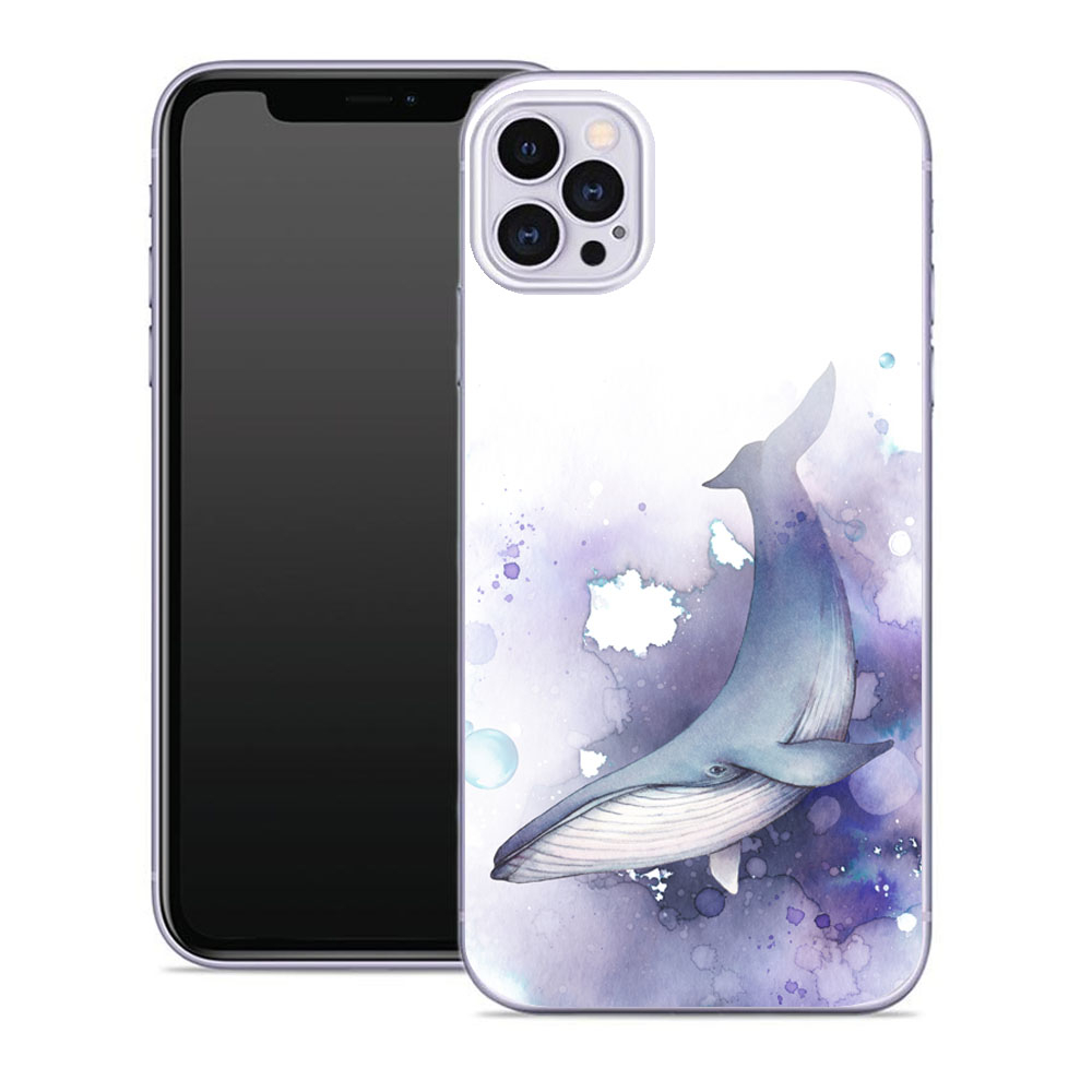 Levně MY ART Ochranný kryt Apple iPhone 12 / iPhone 12 Pro WHALE (032)