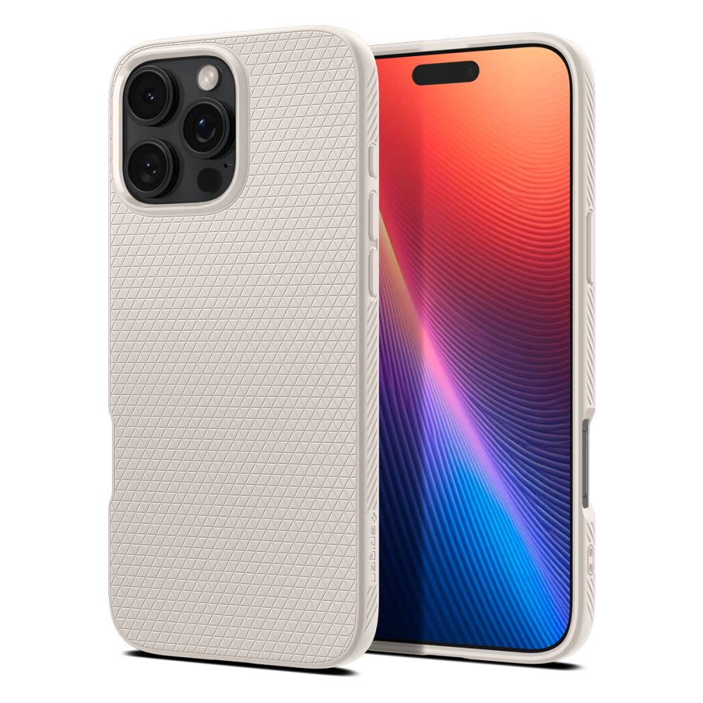 Levně SPIGEN LIQUID AIR Ochranný kryt pro Apple iPhone 16 Pro Max TITANIUM NATURAL