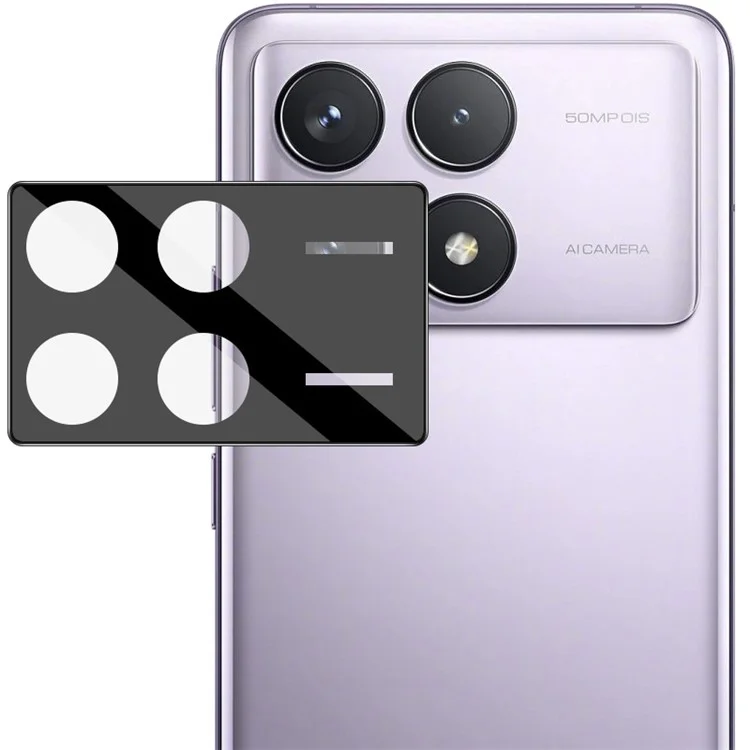 Levně IMAK FULL COVER Sklo pro fotoaparát Xiaomi Poco X6 Pro 5G BLACK