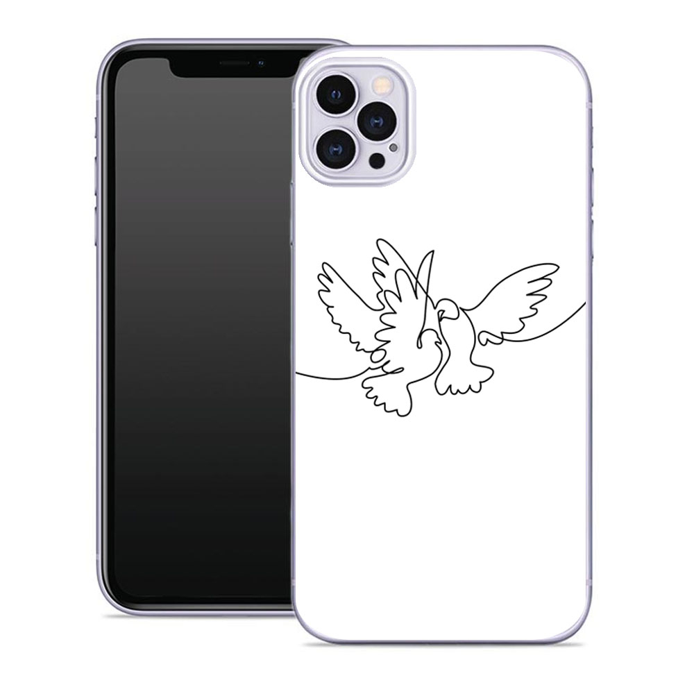 Levně MY ART Ochranný kryt Apple iPhone 12 / iPhone 12 Pro DOVE (031)