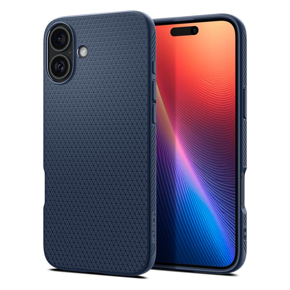 Levně SPIGEN LIQUID AIR Ochranný kryt pro Apple iPhone 16 NAVY BLUE