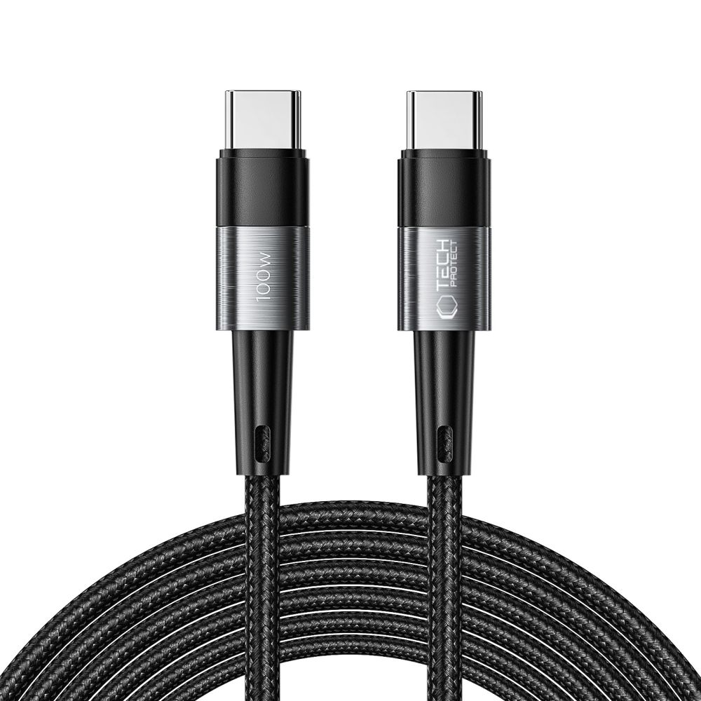 Levně TECH-PROTECT ULTRABOOST 100W Kabel USB Typ-C 300cm (3 metry) černý