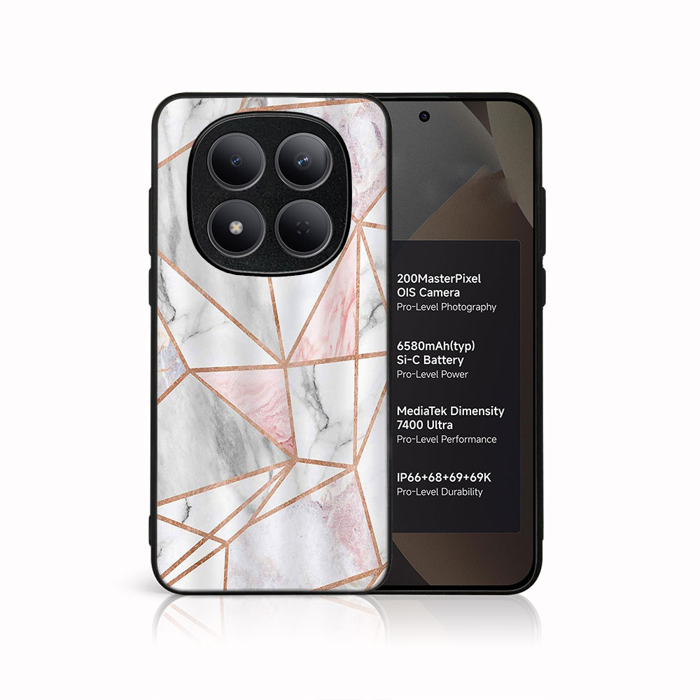 Levně MY ART Ochranný kryt pro Xiaomi Redmi Note 15 Pro PINK MARBLE (143)