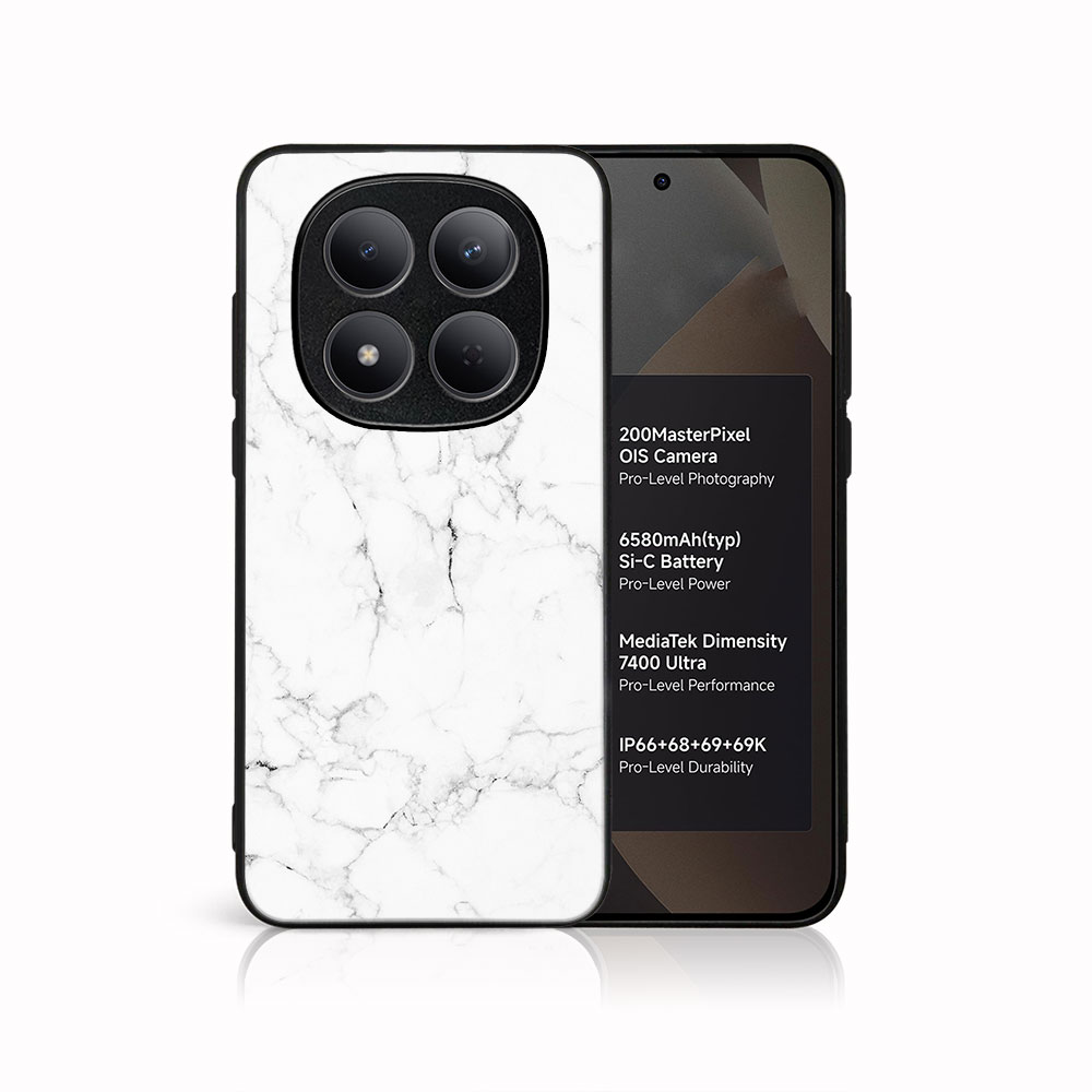 Levně MY ART Ochranný kryt pro Xiaomi Redmi Note 15 Pro WHITE MARBLE (144)