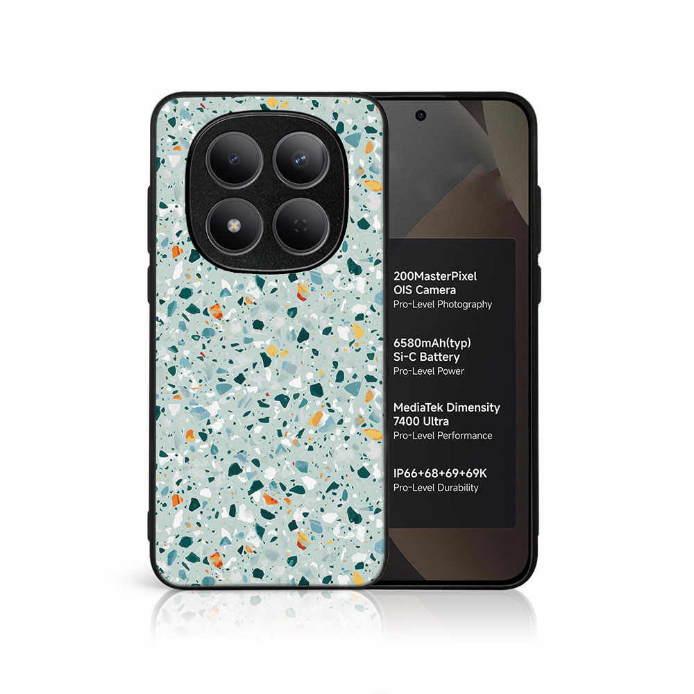 Levně MY ART Ochranný kryt pro Xiaomi Redmi Note 15 Pro BLUE TERRAZZO (164)