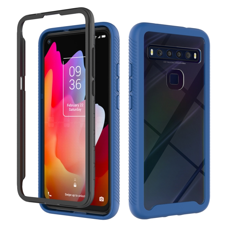 Levně DUAL Ochranný kryt TCL 10L modrý