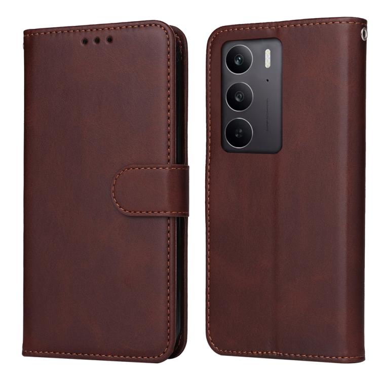 Levně SMOOTH Peněženkové pouzdro pro Realme C75 / Realme 14x 5G hnědé