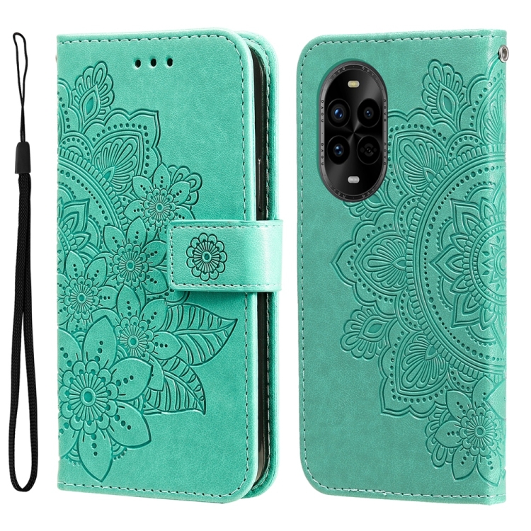 Levně ART MANDALA Peněženkový obal pro Huawei Nova 13 Pro zelený