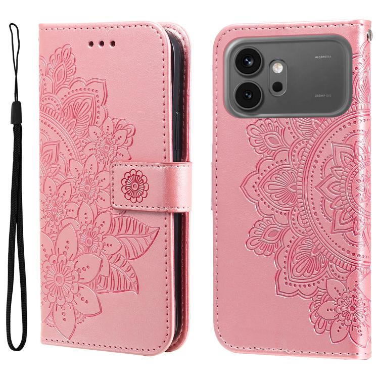 Levně ART MANDALA Peněženkový obal pro Honor 600 / Honor 600 Pro růžový
