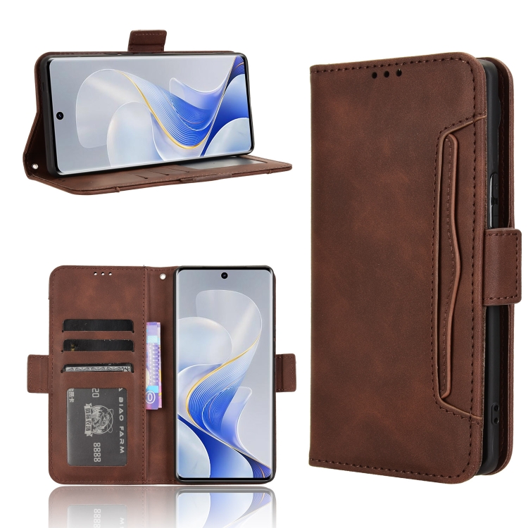 Levně SLOT Peněženkový obal pro Vivo V40 5G hnědý