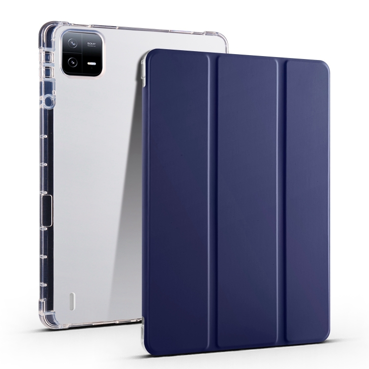 Levně CRYSTAL Ochranný kryt pro Xiaomi Pad 7 / Pad 7 Pro / Pad 8 / Pad 8 Pro tmavě modrý