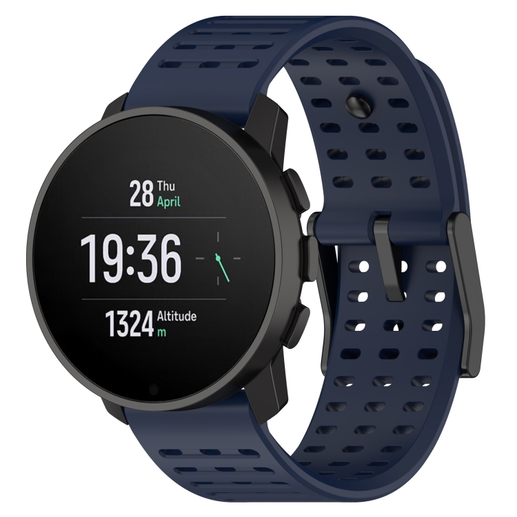 Levně AIRY Silikonový řemínek pro Suunto Race / Suunto Race S tmavěmodrý