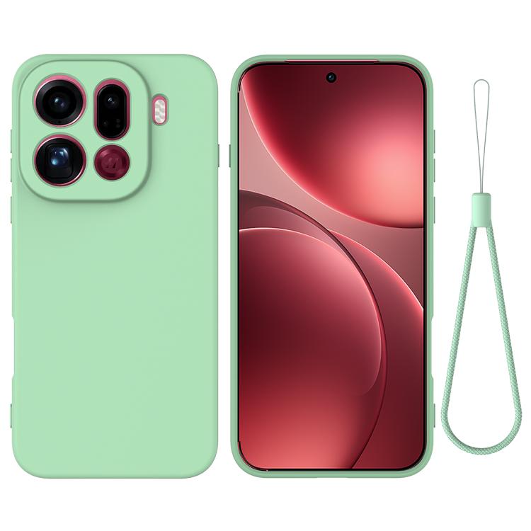 Levně RUBBER Ochranný obal pro Oppo Find X9 Pro zelený