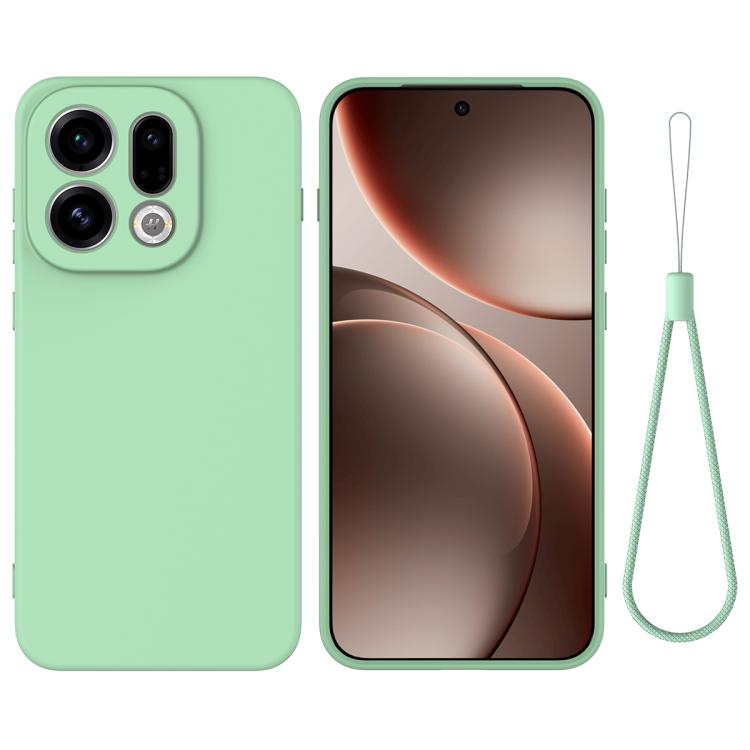Levně RUBBER Ochranný kryt pro Oppo Find X9 zelený