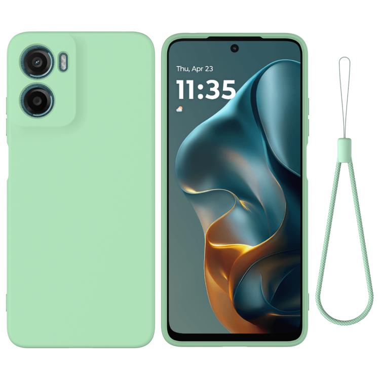 RUBBER Ochranný kryt pro Motorola Moto G05 / Moto E15 zelený