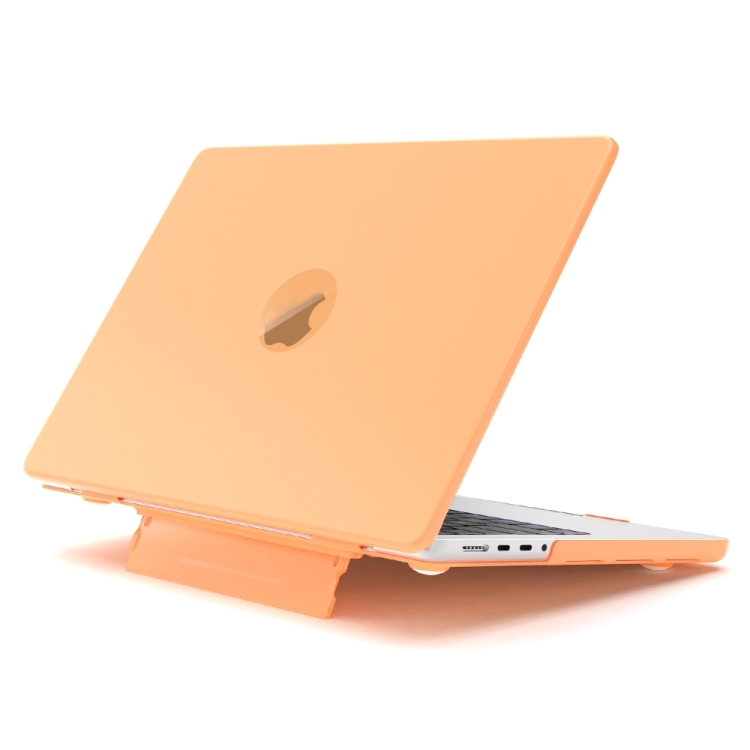 Levně FROST Obal pro Macbook Air 13 (M2 / M3 / M4 / M5) A2681 / A3113 / A3240 / A3449 oranžový