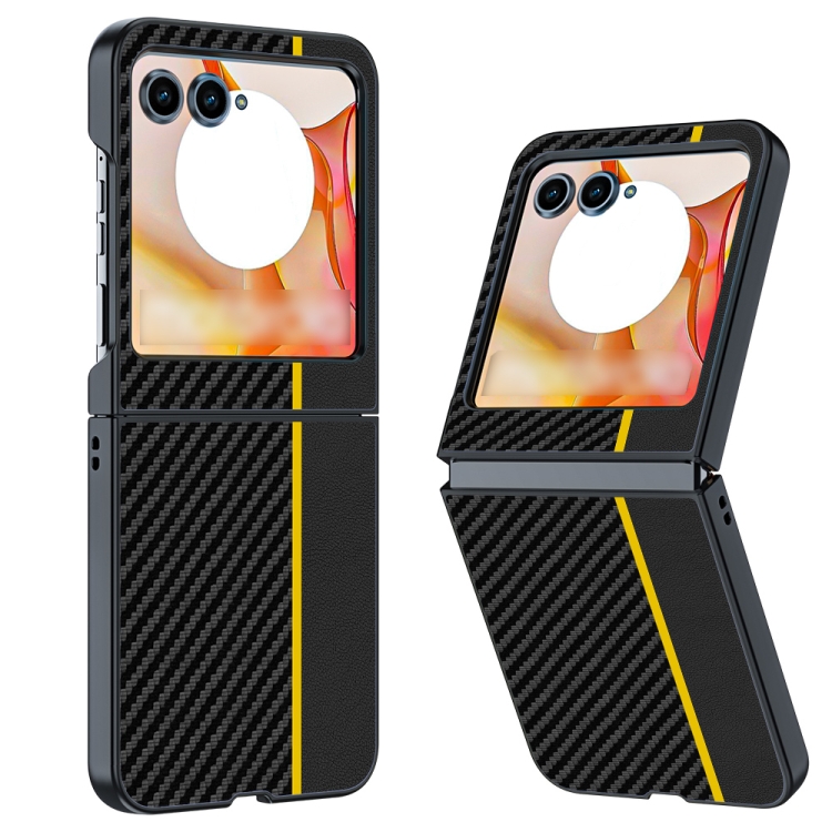 CARBON Ochranný obal pro Motorola Razr 50 žlutý
