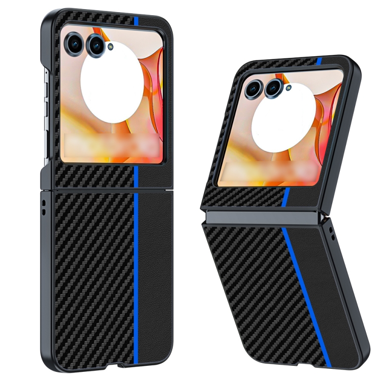 CARBON Ochranný obal pro Motorola Razr 50 modrý