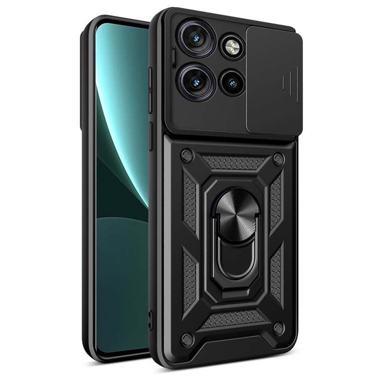 Levně RING CAMERA Kryt s držákem pro Motorola Edge 60 Neo / 50 Neo / ThinkPhone 25 černý