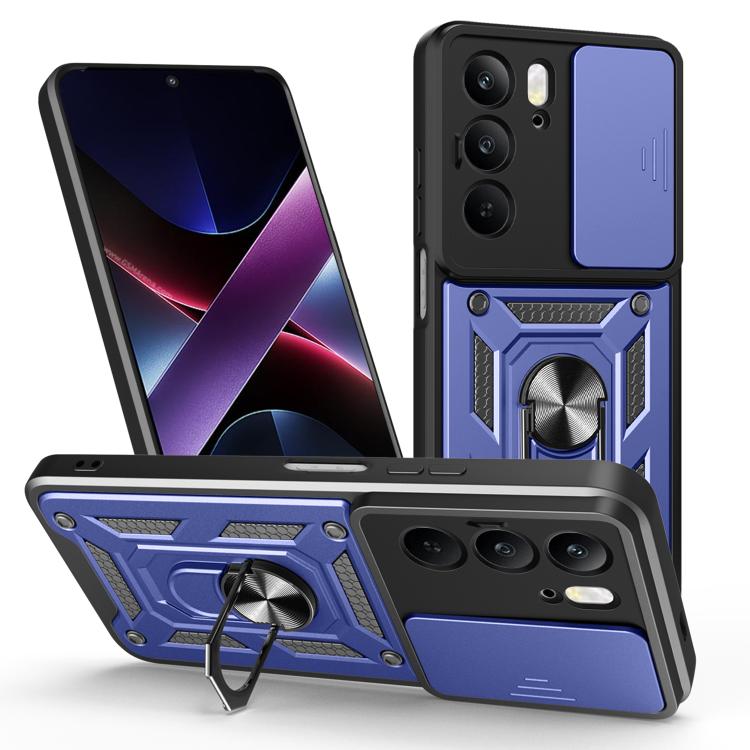 Levně RING CAMERA Kryt s držákem pro Realme C75 / Realme 14x 5G modrý