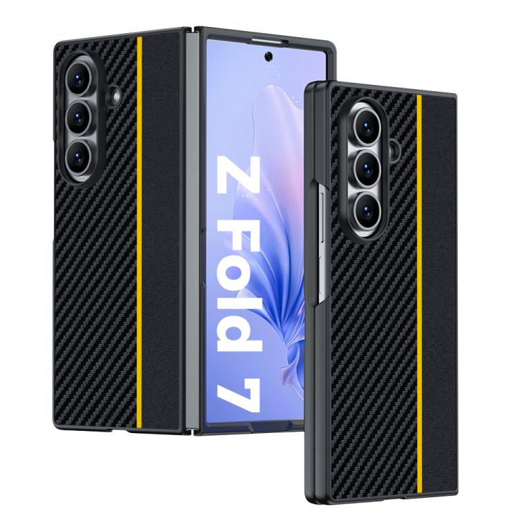 Levně CARBON Ochranný obal pro Samsung Galaxy Z Fold7 5G BLACK YELLOW