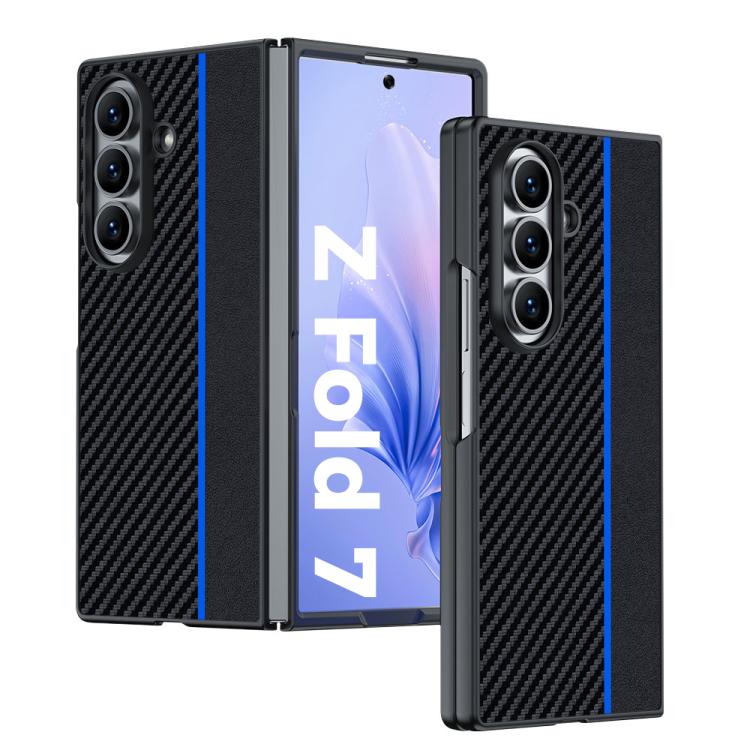 Levně CARBON Ochranný obal pro Samsung Galaxy Z Fold7 5G BLACK BLUE