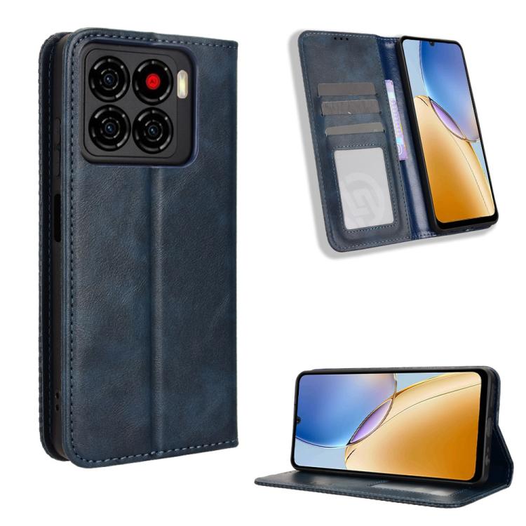 Levně BUSINESS Peněženkové pouzdro pro ZTE Blade A56 modré