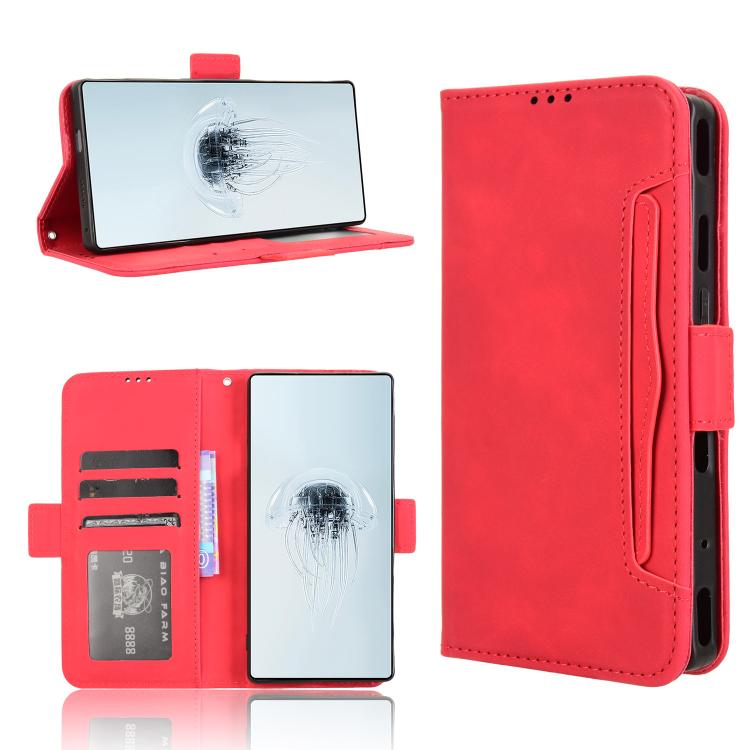 Levně SLOT Peněženkový obal pro Nubia RedMagic 10Pro / RedMagic 10Pro+ červený