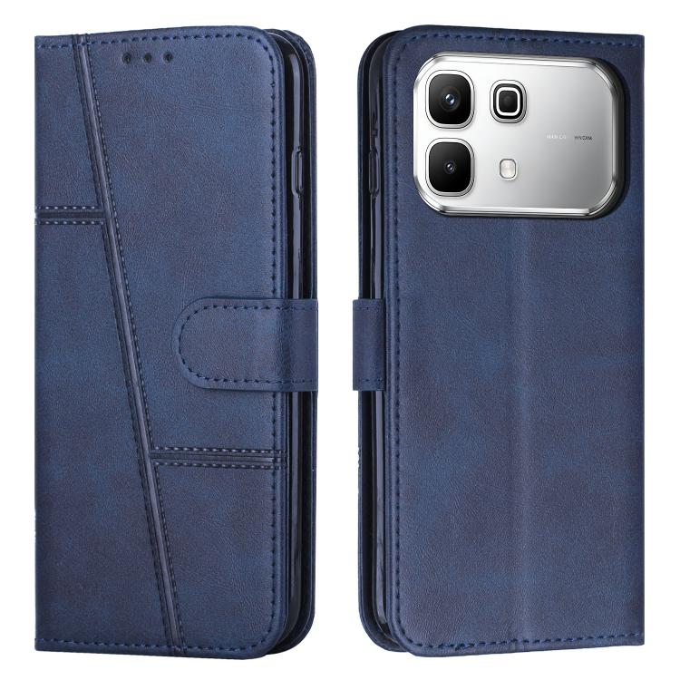 Levně STITCHED Peněženkový kryt pro Infinix Note 60 / Note 60 Pro modrý