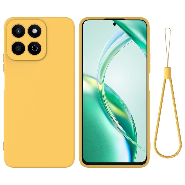 RUBBER Ochranný kryt pro Honor 200 Smart 5G žlutý