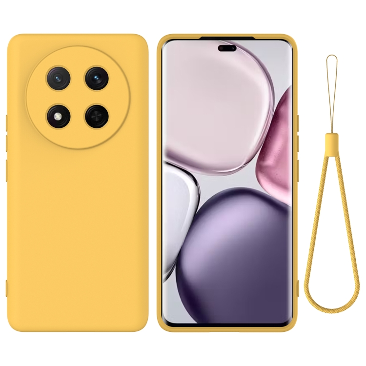 Levně RUBBER Ochranný obal pro Honor Magic7 Lite 5G žlutý